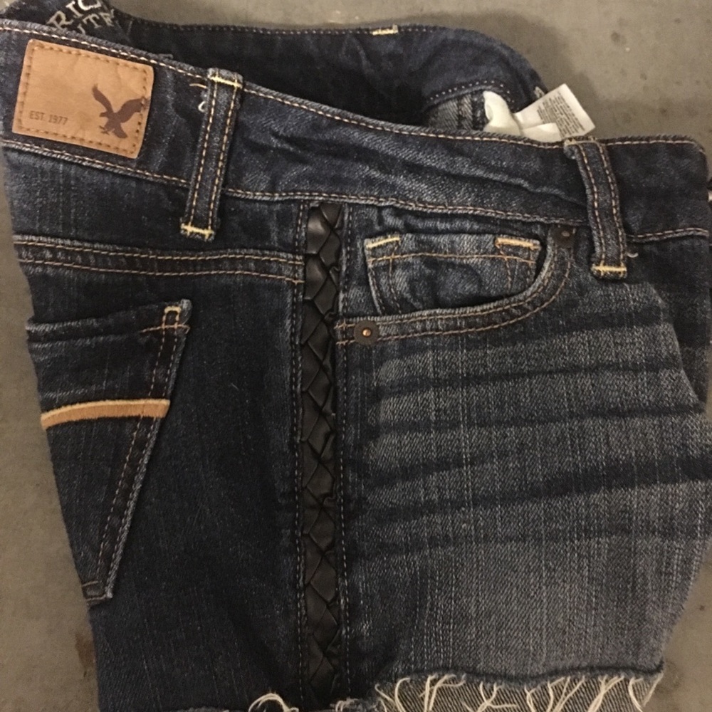 Denim shorts